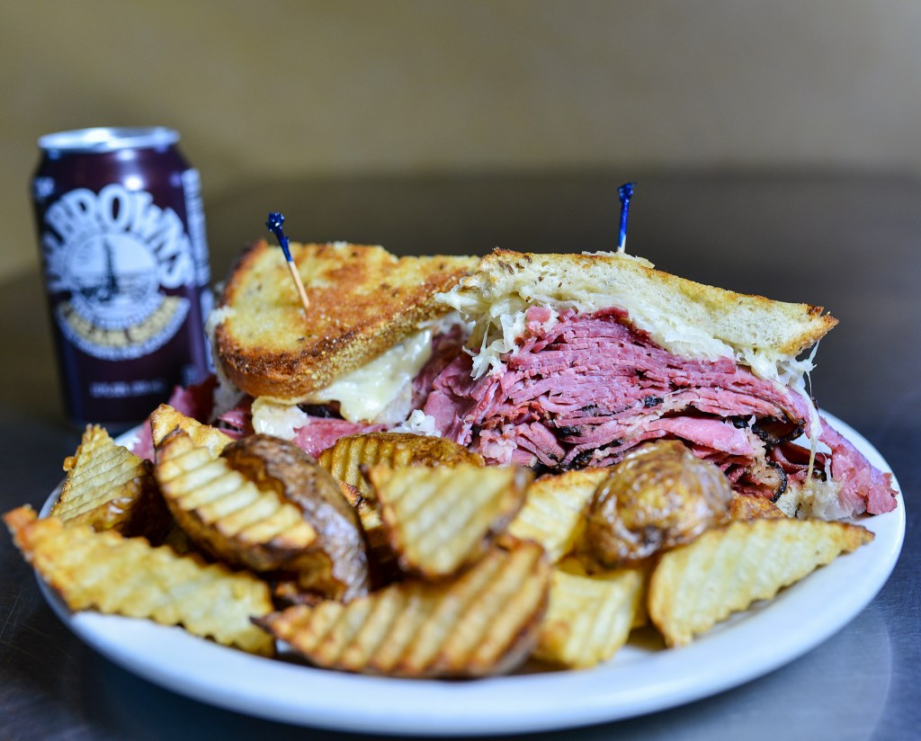 The pastrami Reuben from Scott's Generations.