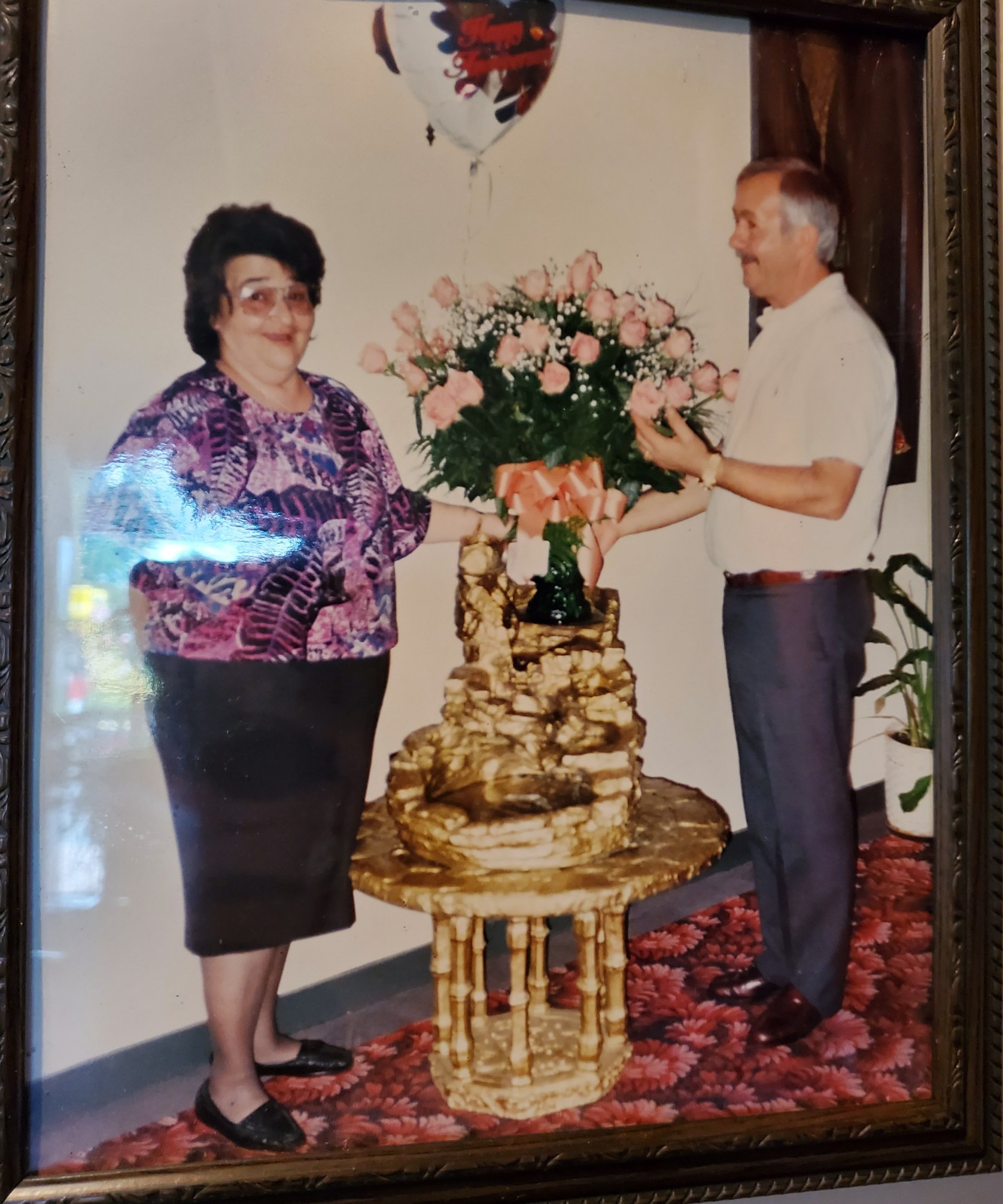 A framed portrait of former owners Artie and Toni Lolos, which once hung at Newport News restaurant Steve's Steak House. Their daughter, Marcella, closed the restaurant after 50 years in business on June 14, 2020.