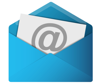 image of an email symbol and envelope for letter to the editor