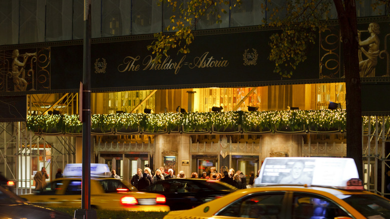 Exterior of Waldorf Astoria