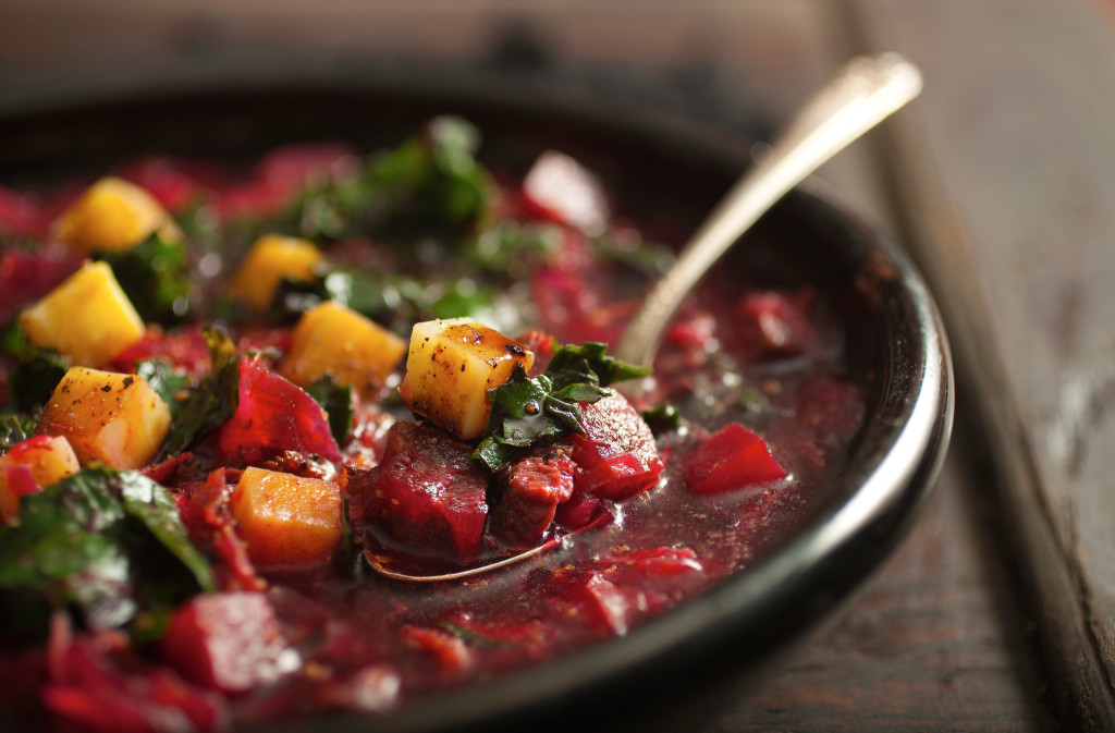 Beets-With-Greens Borscht