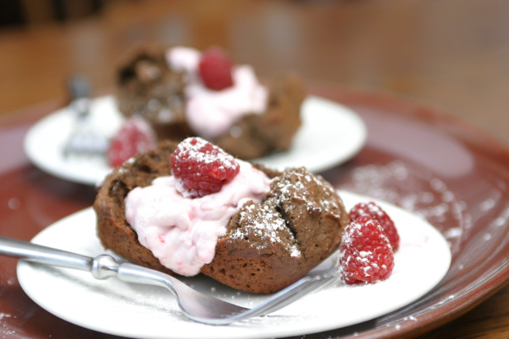 Chocolate Raspberry Shortcakes