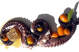 Grilled Octopus With Chickpeas and Oregano