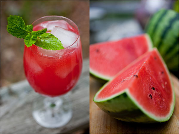 Watermelon or Cantaloupe Agua Fresca