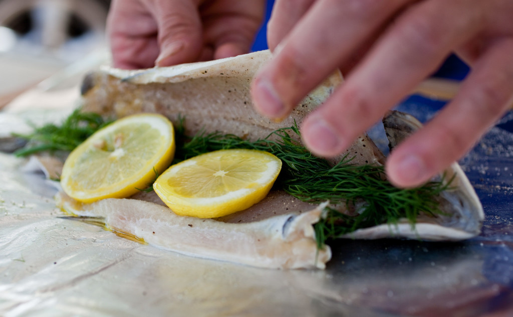 Whole Rainbow Trout Baked in Foil