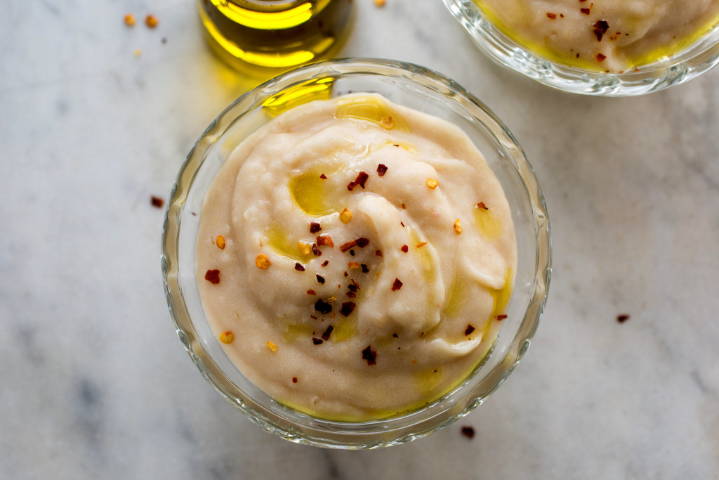 White Tepary Bean and Potato Purée