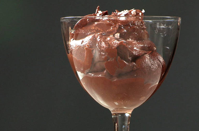 Bittersweet Chocolate Mousse with Fleur de Sel