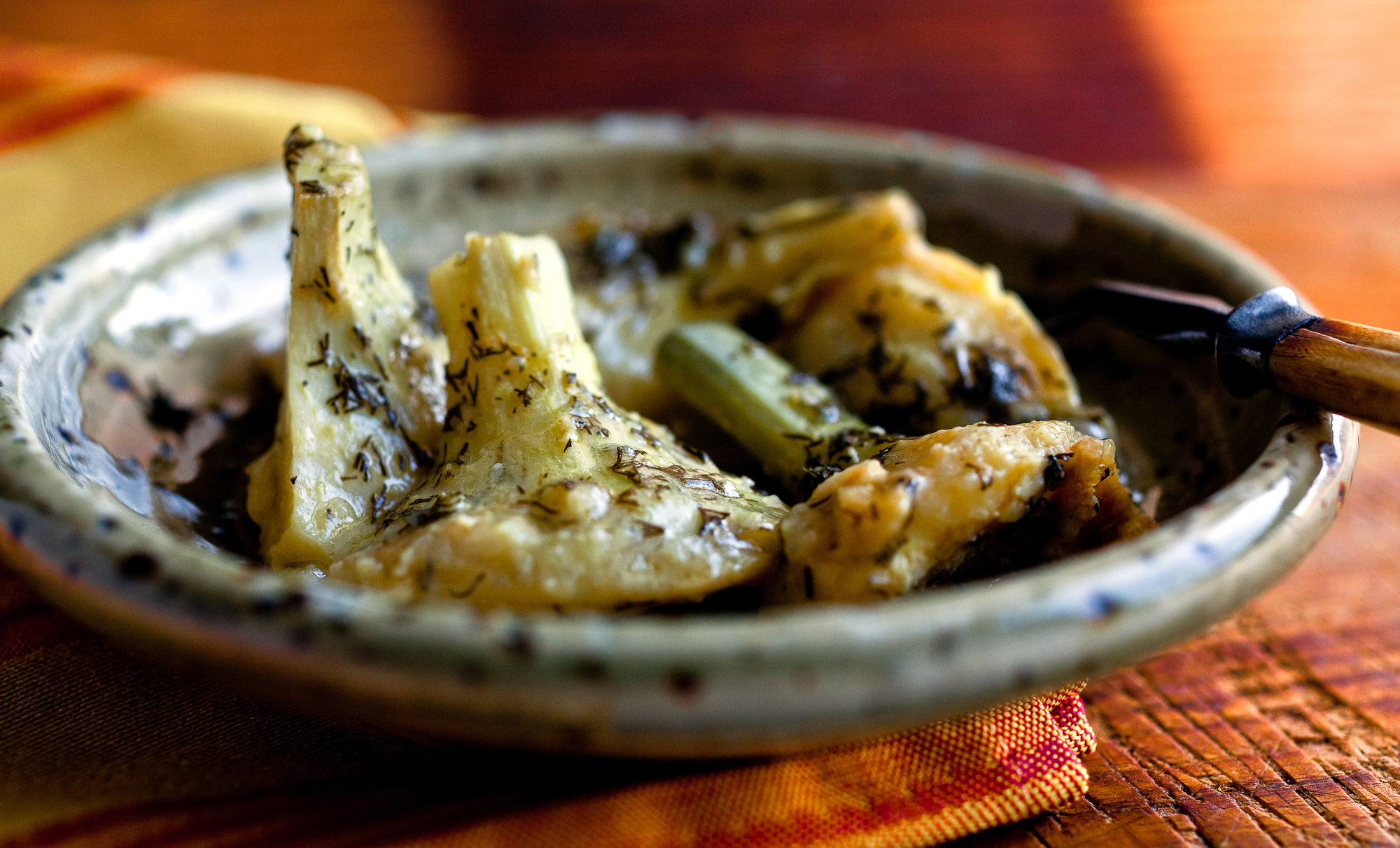 Braised Greek Artichoke Bottoms with Lemon and Olive Oil Dining and Cooking