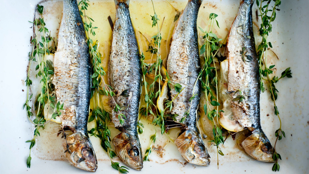Broiled Sardines With Lemon and Thyme