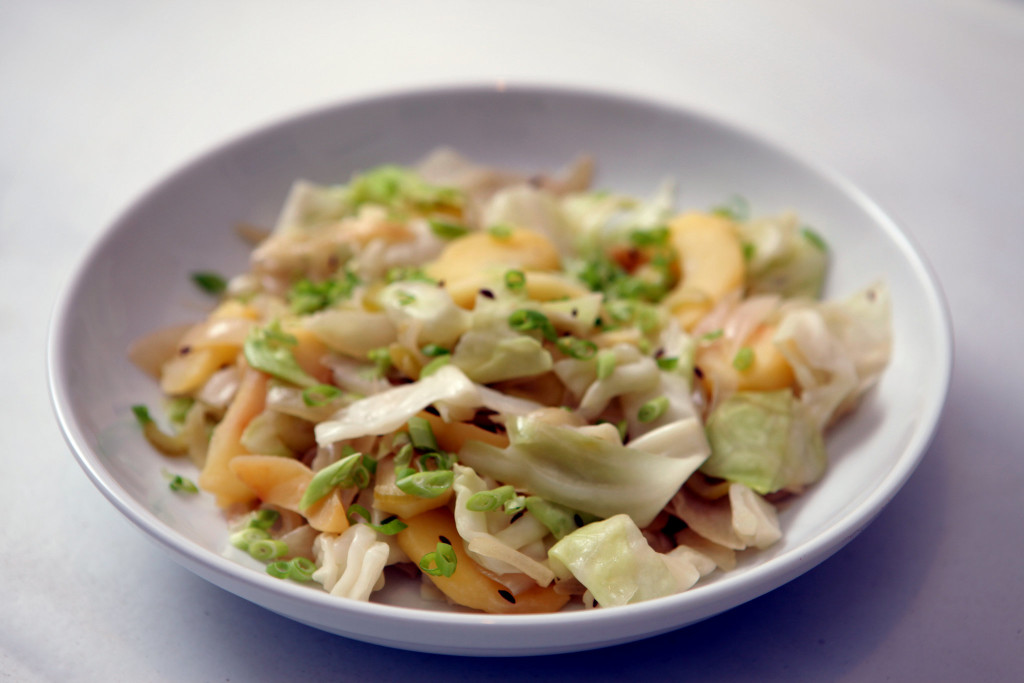 Cabbage With Apples, Onions and Caraway