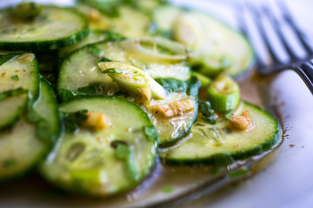 Cucumber Salad With Asian Flavors