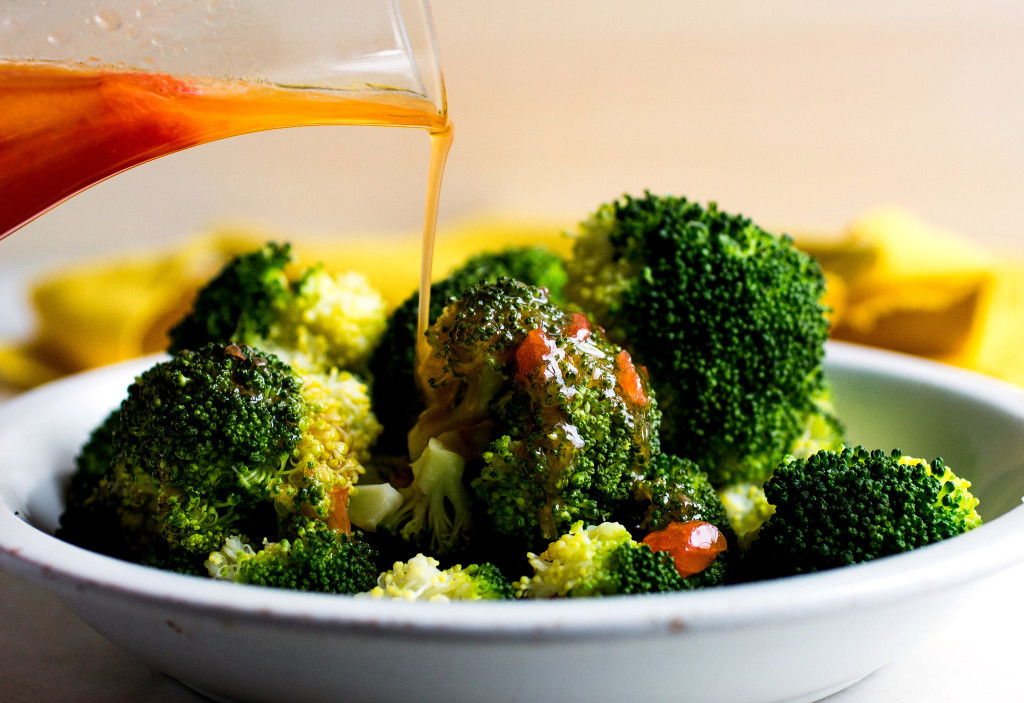 Grapefruit Vinaigrette With Greens or Broccoli