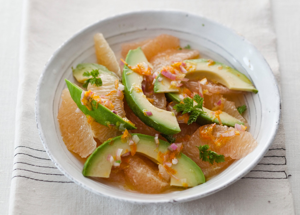 Grapefruit and Avocado Salad