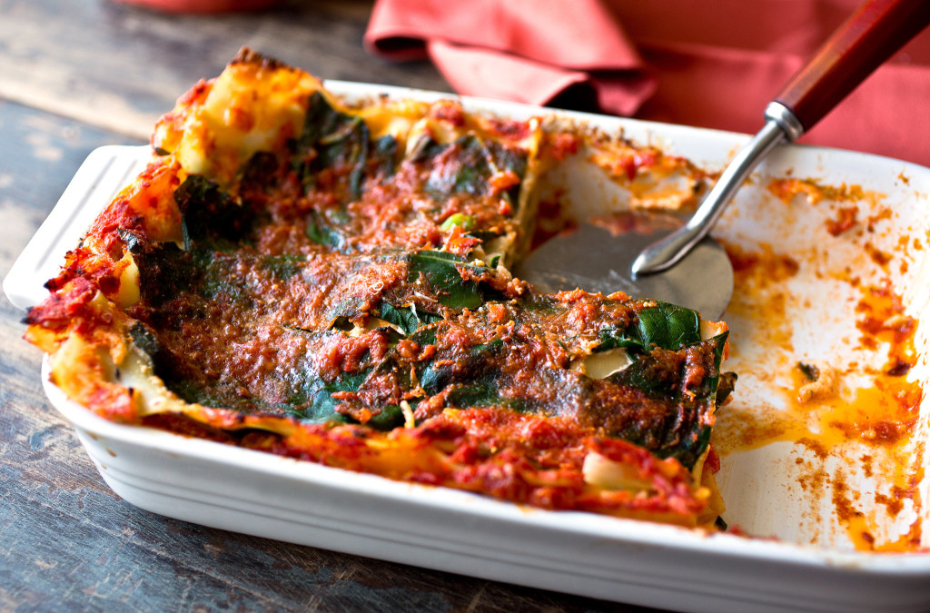 Lasagna With Collard Greens