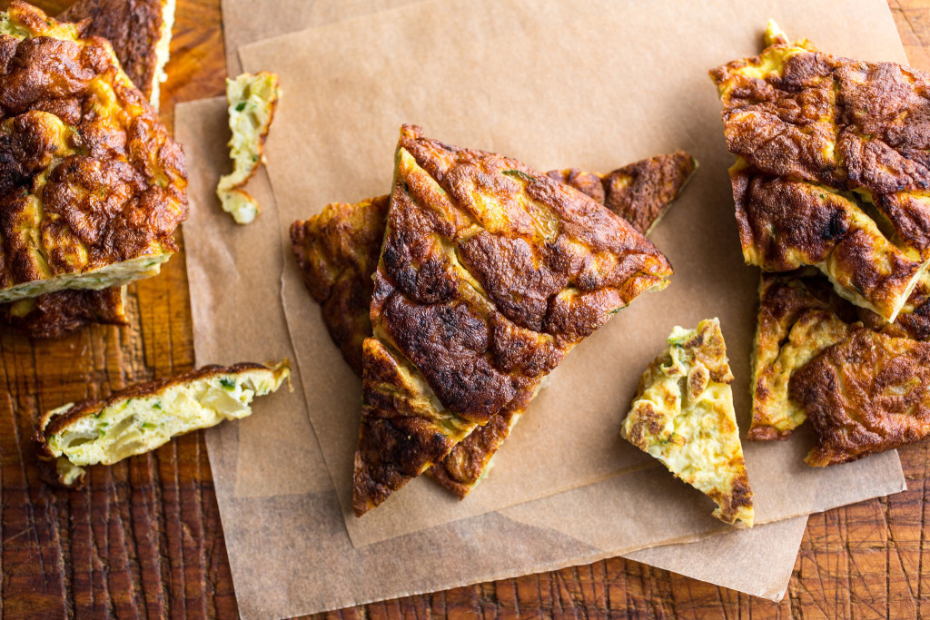 Onion and Zucchini Frittata to Go