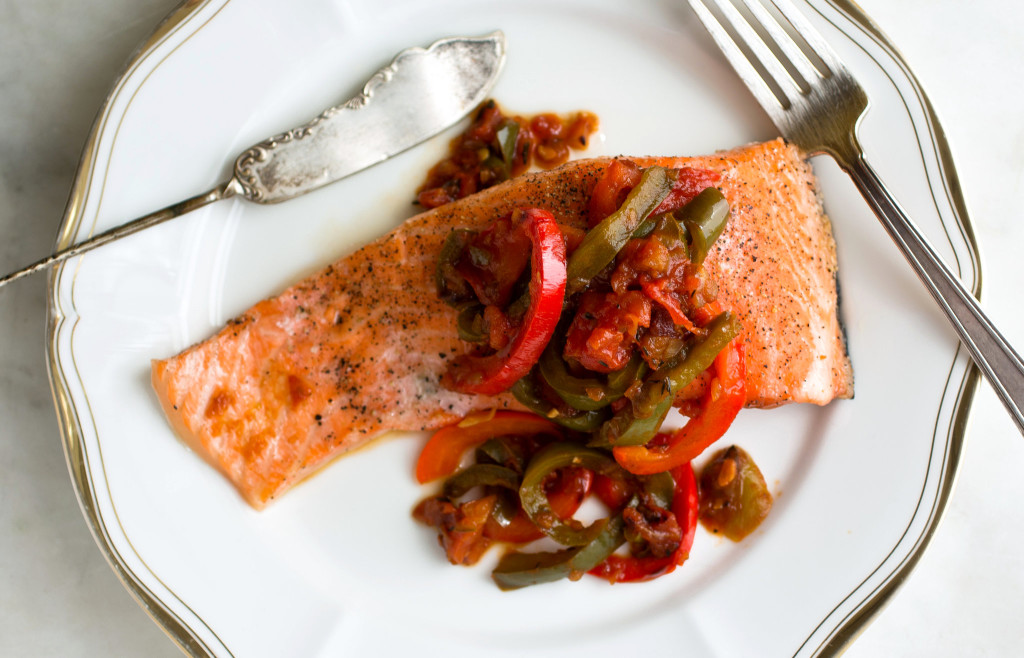 Oven-Steamed Arctic Char With Piperade