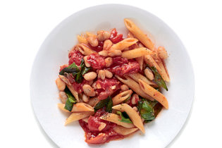 Pasta, Beans and Tomatoes