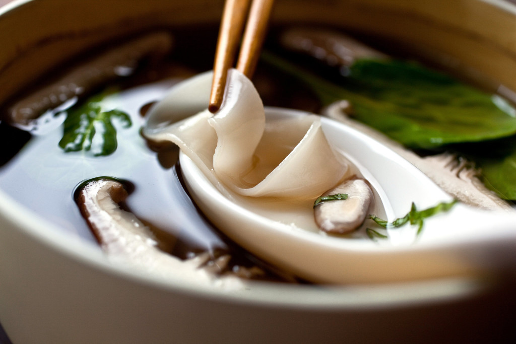 Pho With Spinach and Tofu