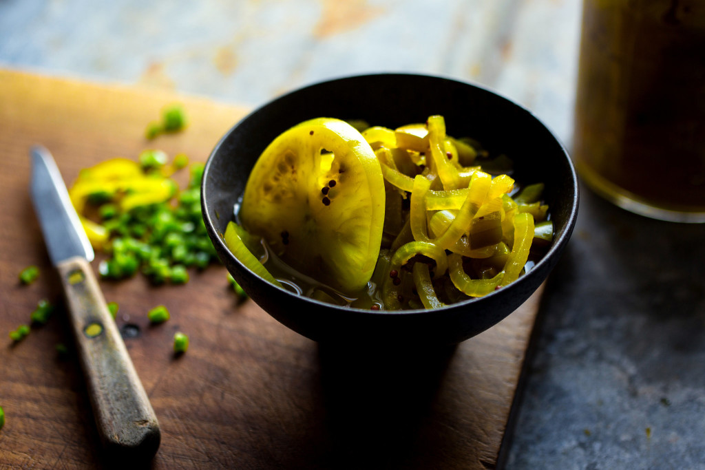 Pickled Green Tomatoes