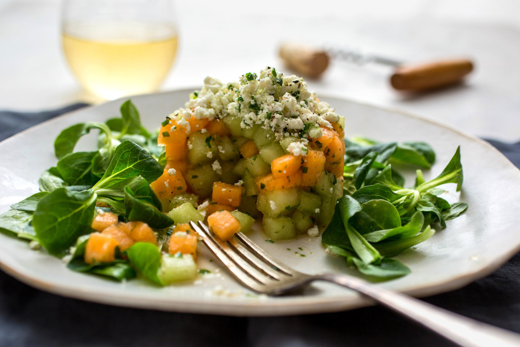 Savory Melon Tartare