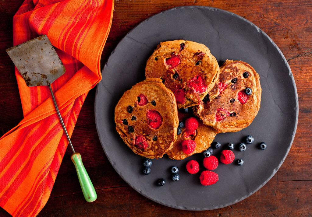 Teff and Oatmeal Pancakes