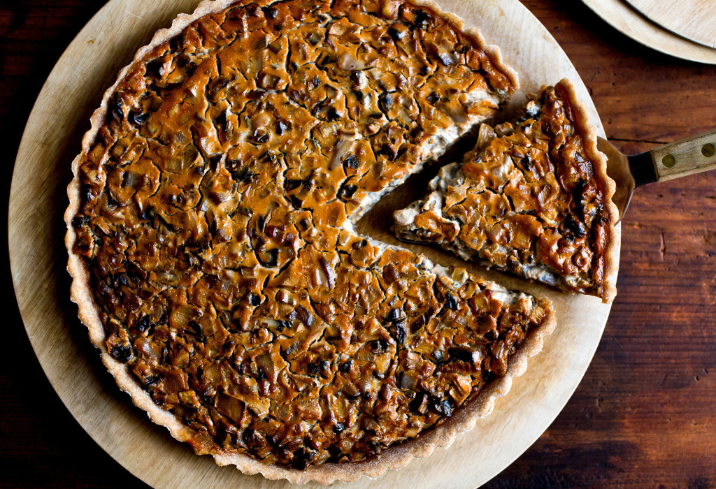 Tofu Mushroom "Quiche"