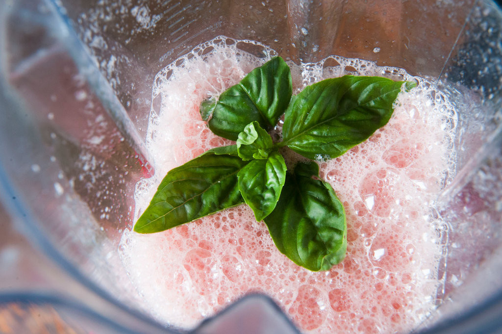 Watermelon Juice With Basil and Lime