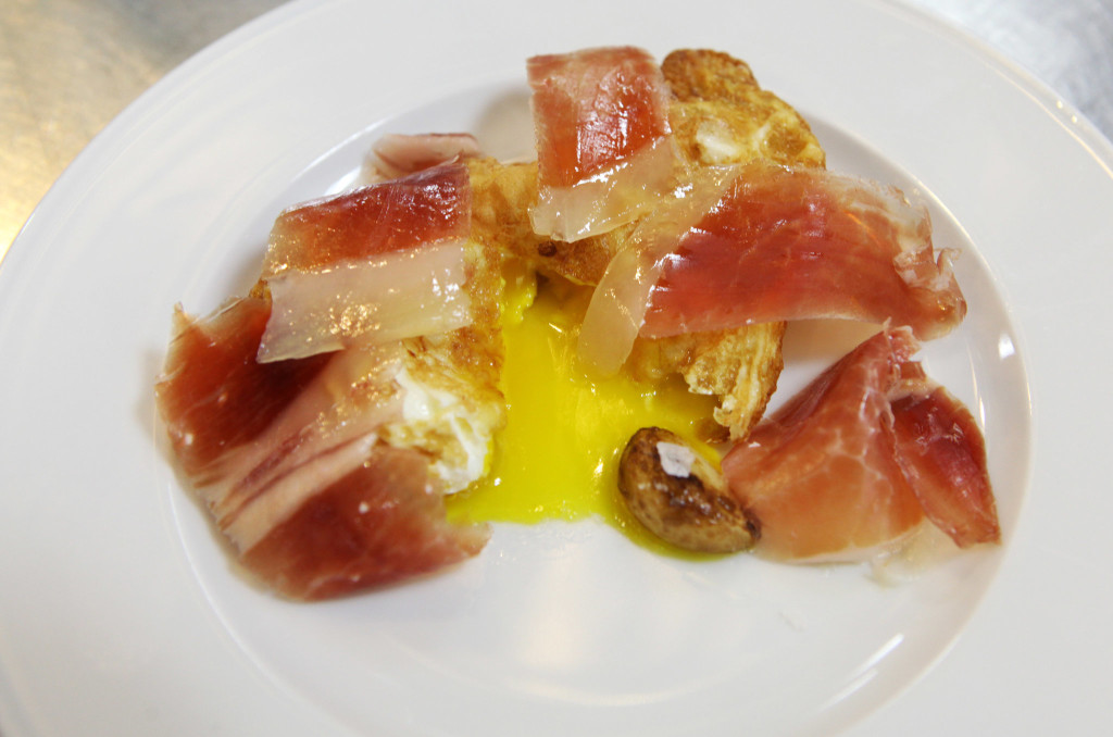 Cooked Egg With Ibérico Ham