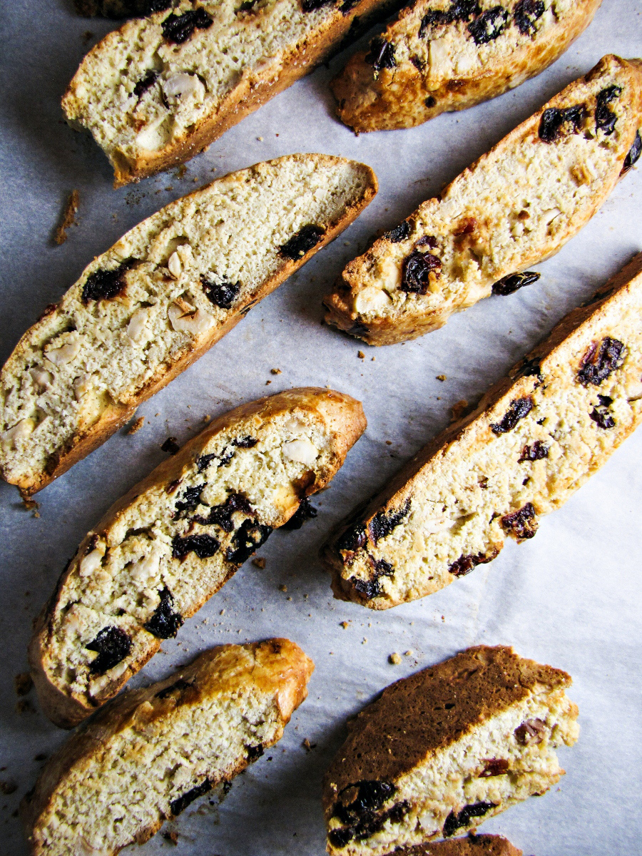CherryHazelnut Biscotti Dining and Cooking