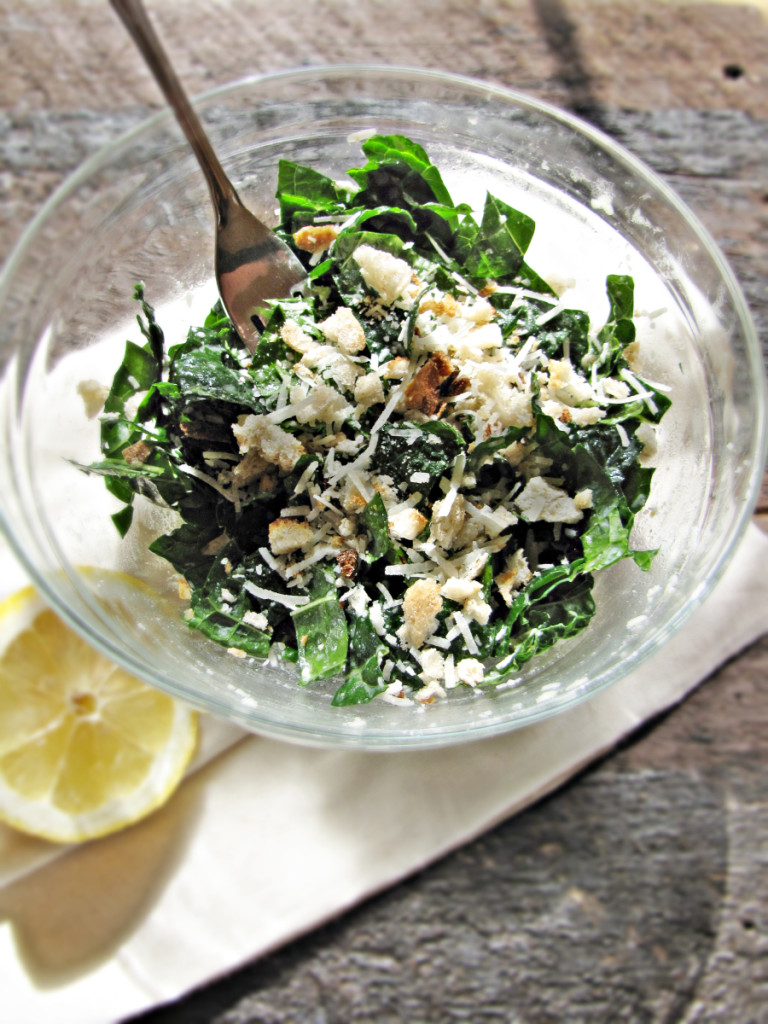 Raw Kale and Pecorino Salad