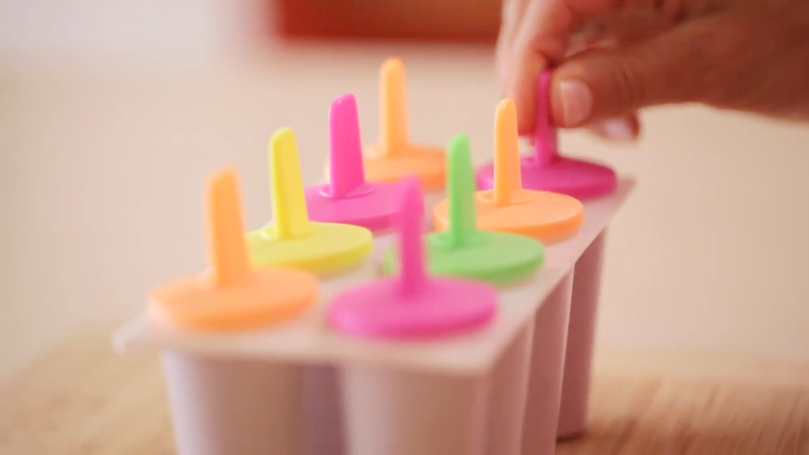 Fresh berry frozen yogurt pops Dining and Cooking