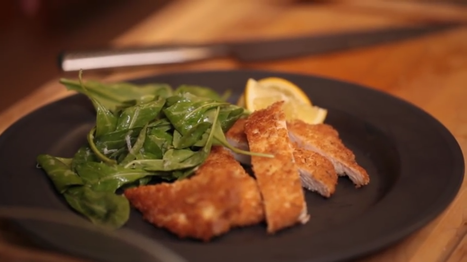 Panko & parmesan crusted chicken Dining and Cooking