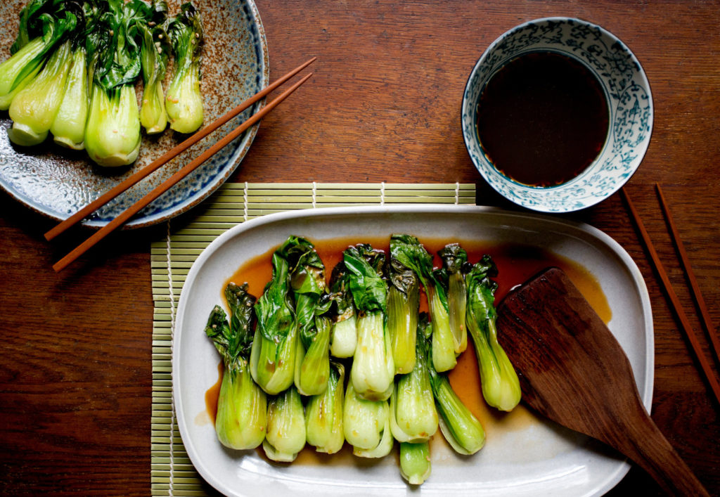 Baby Bok Choy With Oyster Sauce