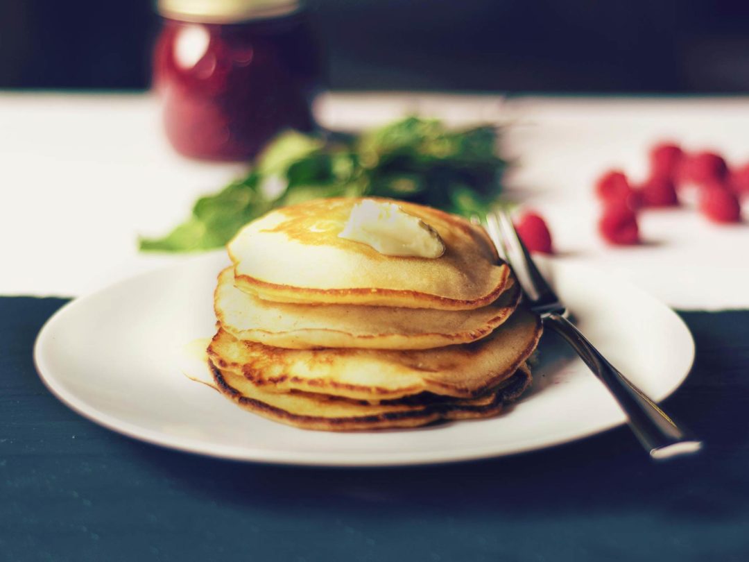 Fluffy buttermilk pancakes