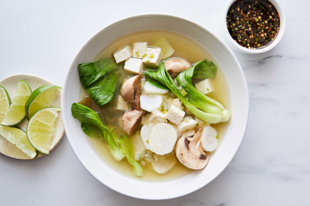 Vegetable Shabu Shabu in Kombu-Ginger Broth