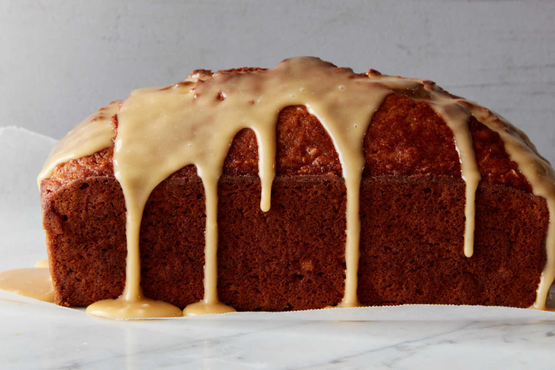 Cinnamon Apple Quick Bread With Apple Cider Glaze