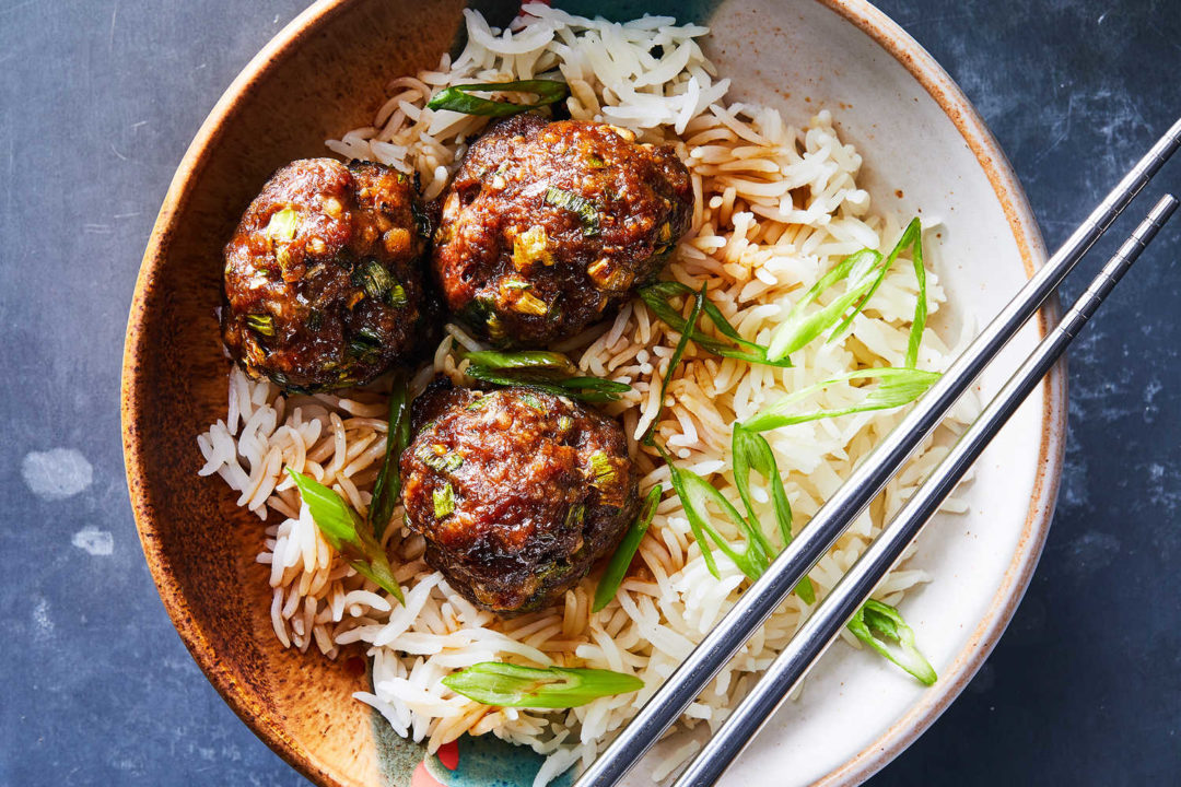 Korean Barbecue-Style Meatballs