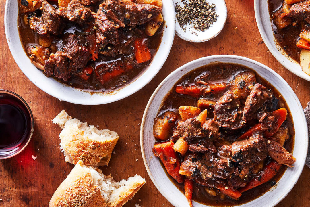 Slow Cooker Beef Stew With Maple and Stout