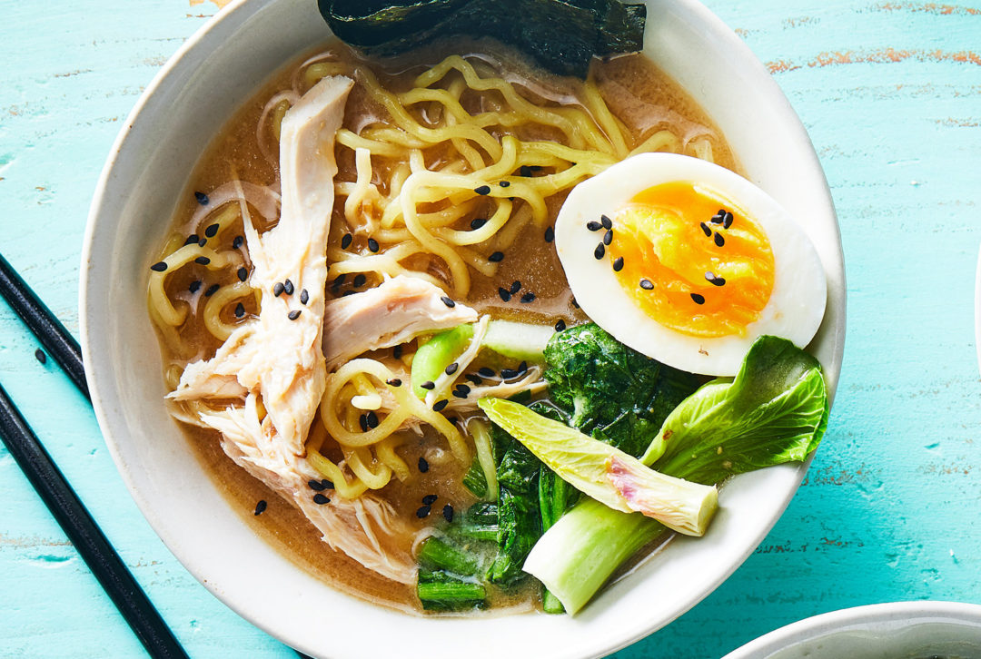Slow Cooker Chicken Ramen With Bok Choy and Miso