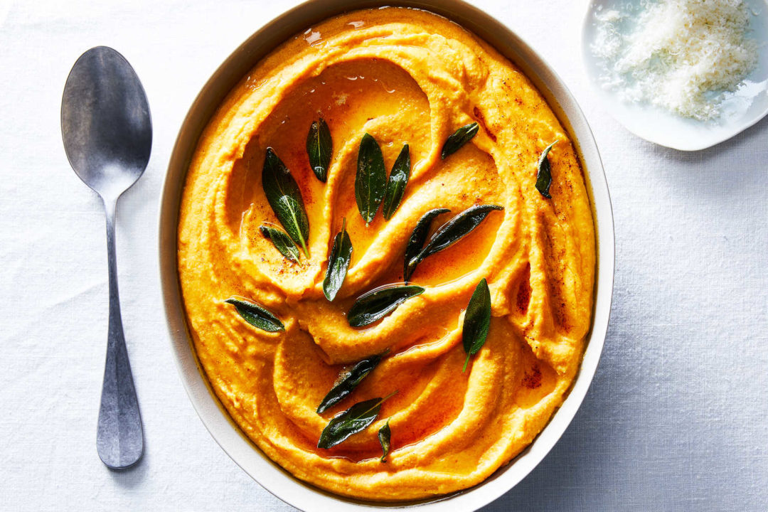 Slow Cooker Pumpkin-Parmesan Polenta With Sage