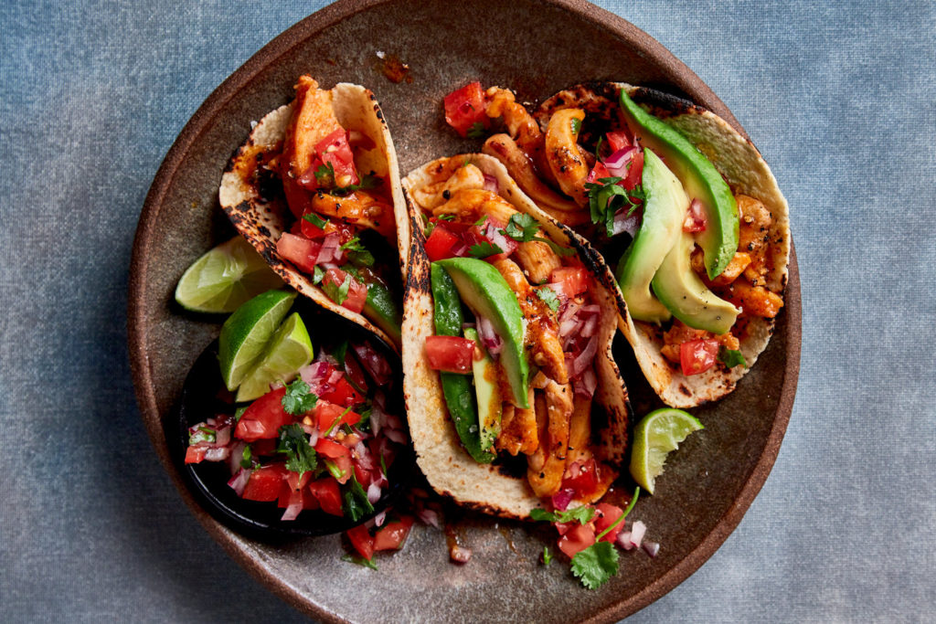 Thai-Style Coconut Curry Chicken Tacos