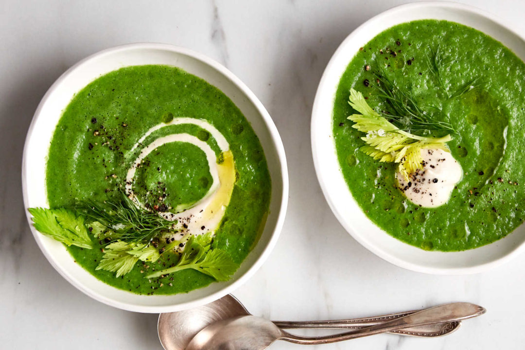 Vegan Broccoli Soup With Cashew Cream