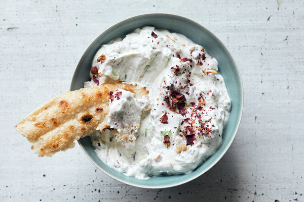 Mast-o Khiar (Persian Cucumber and Herb Yogurt) - Dining and Cooking