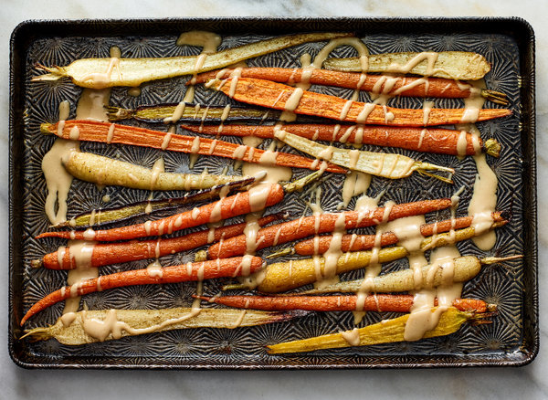 Tahini-Glazed Carrots