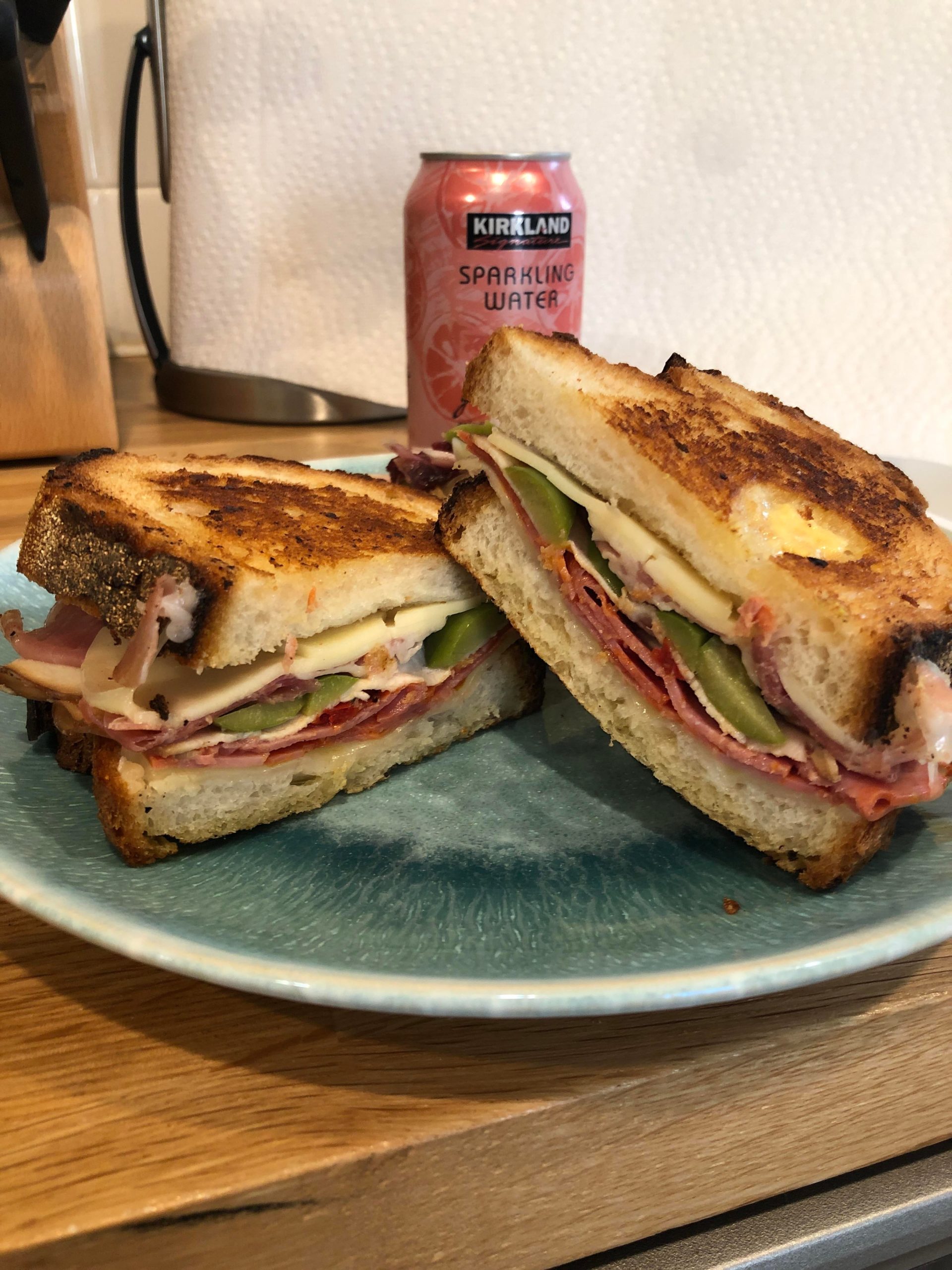 Dinner party leftovers capicola, prosciutto, turkey, olives, roast