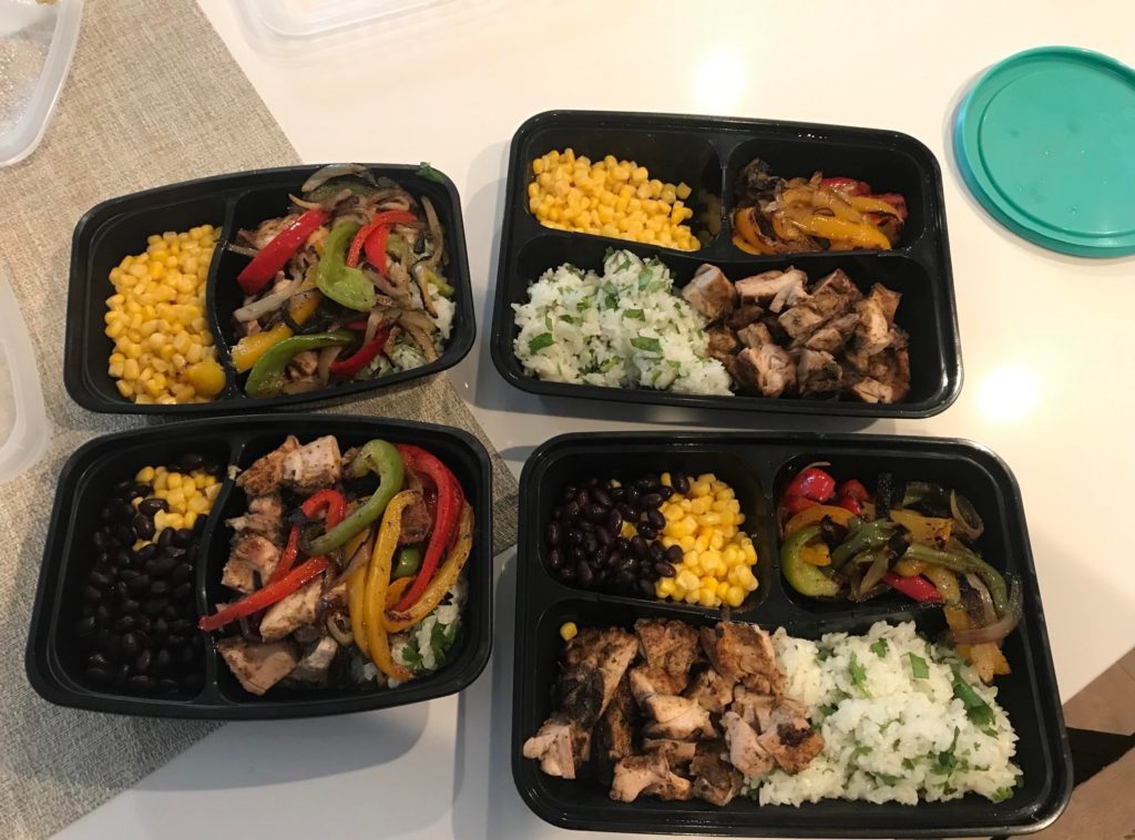 First time meal prepping!