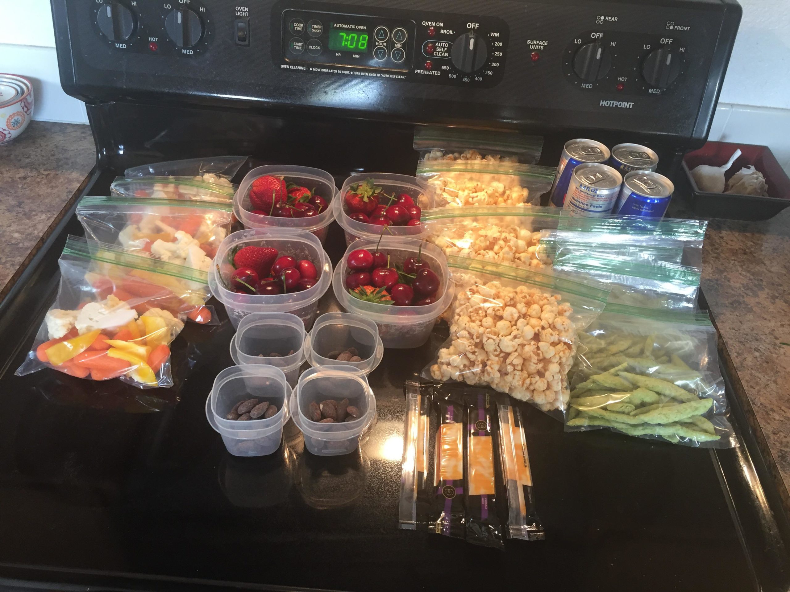 Beef and broccoli with brown rice. 400 calories per serving. Recipe in