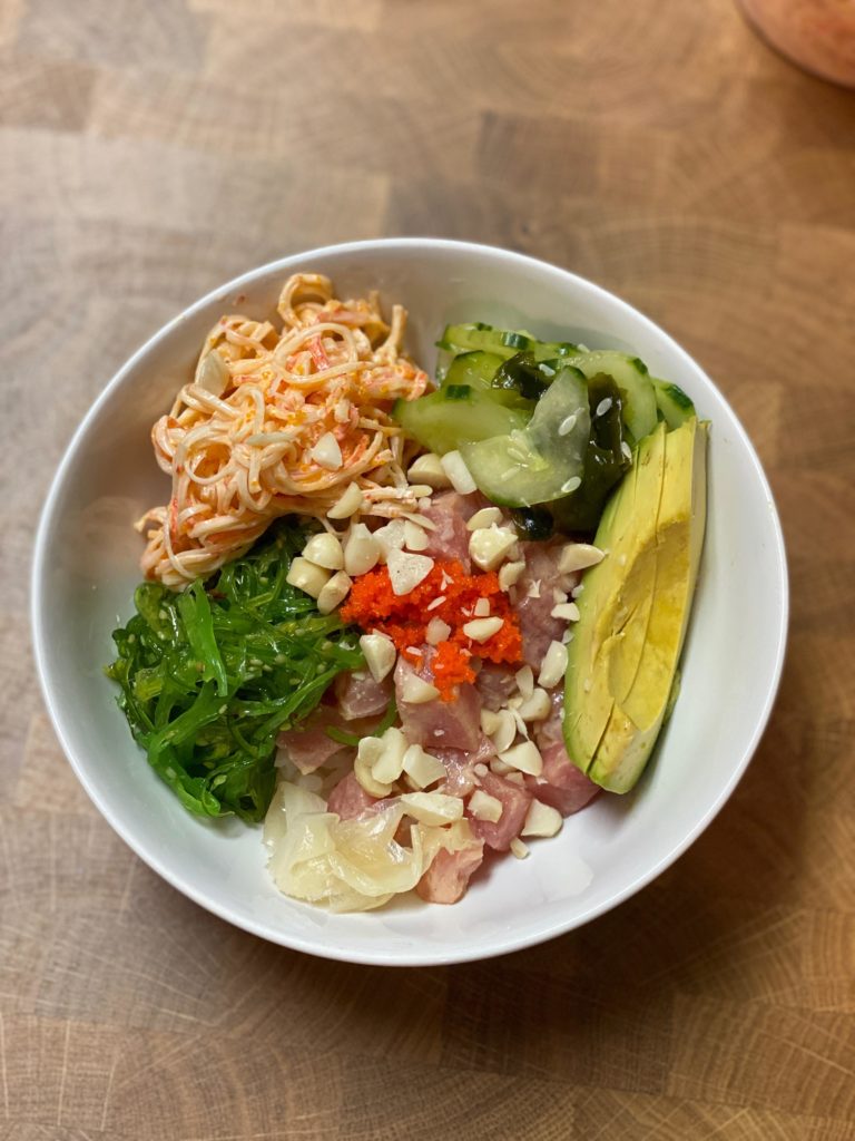 [homemade] Tuna poke bowl