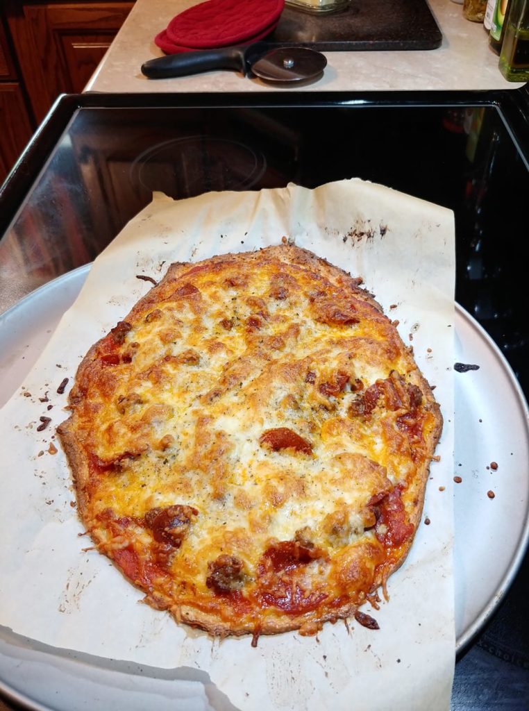 Fat head pizza crust