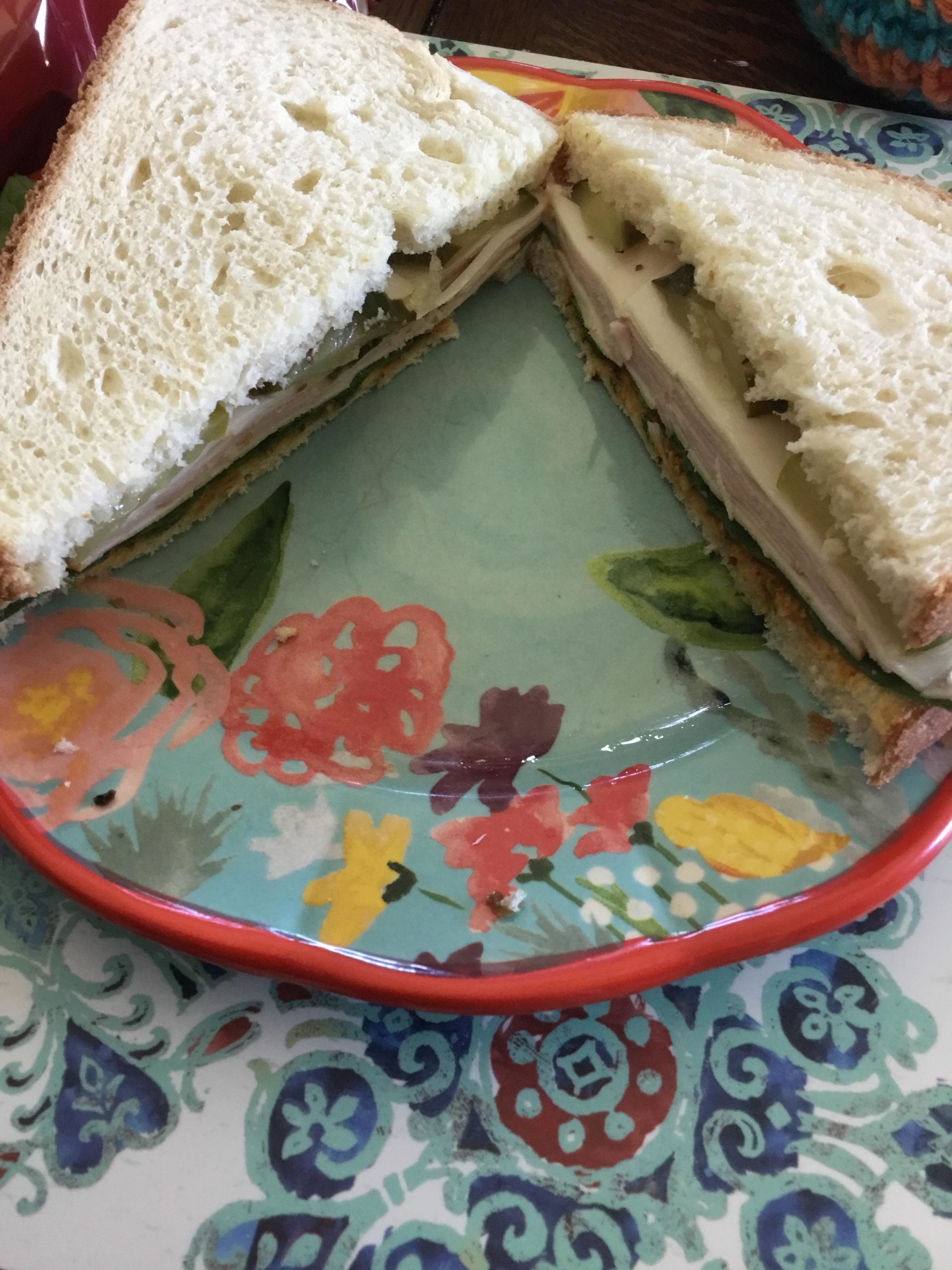 Turkey Sandwich On Sourdough (Ingredients In The Comments) Dining and